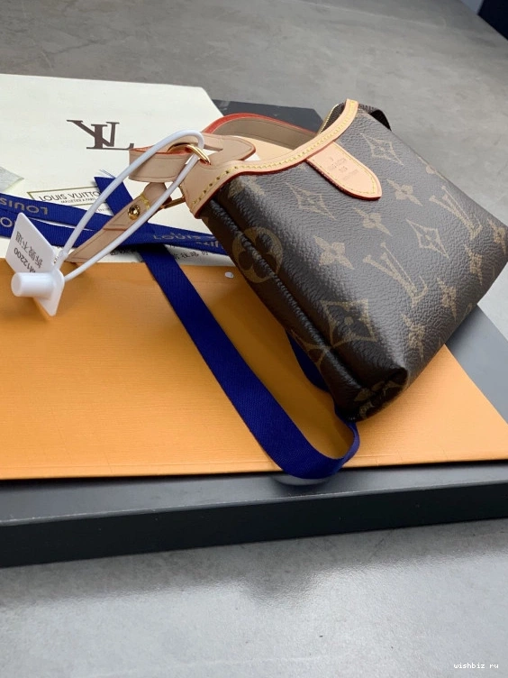 WIS LOUIS Delightful Mini Monogram Pouch VUITTON Pochette 0813